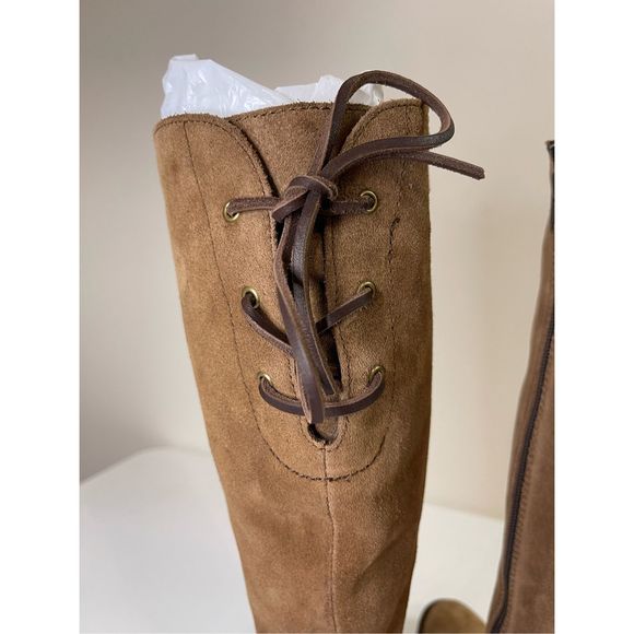 Born women’s tall brown boots suede leather size 6.5 - Picture 10 of 11